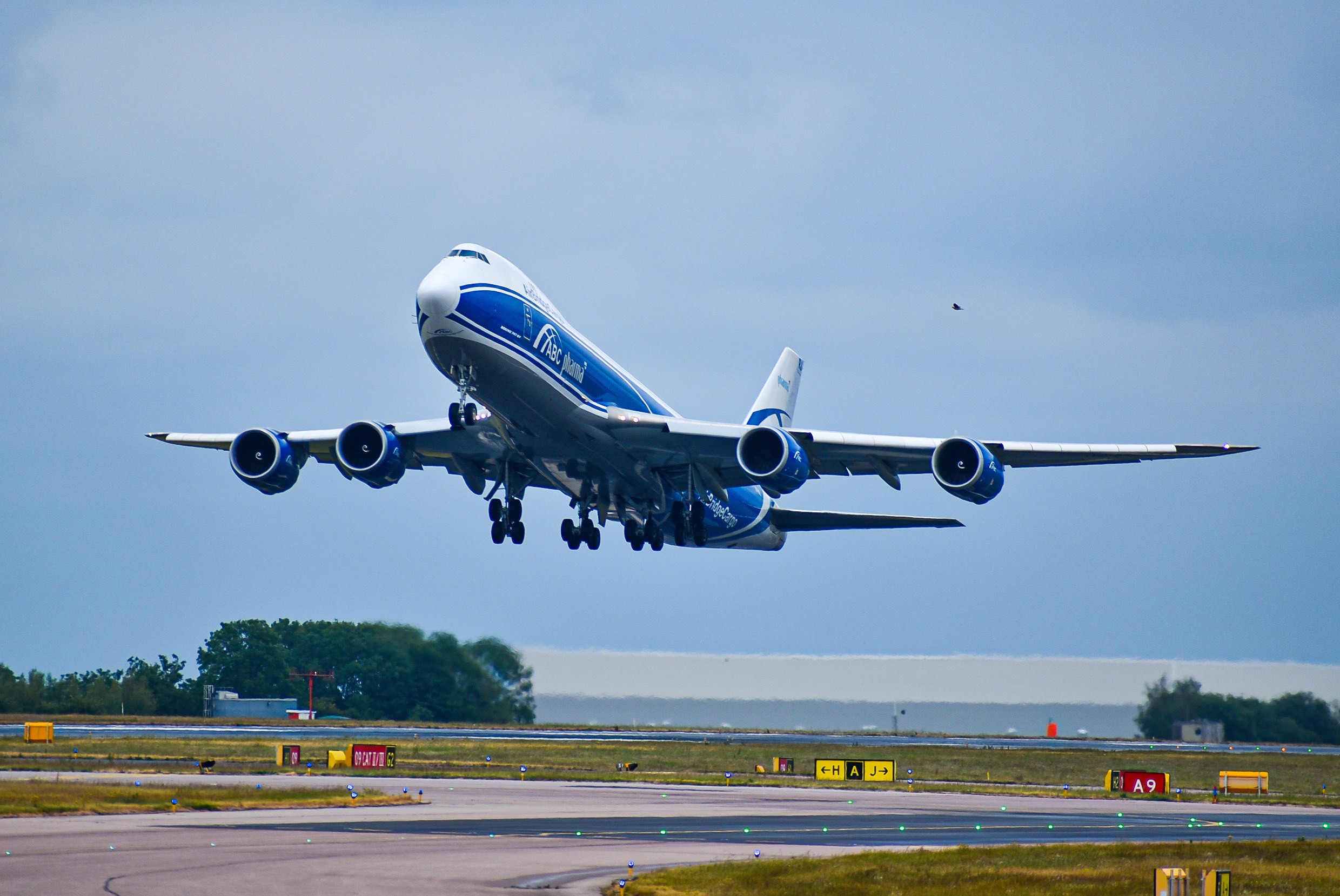 Aeroplane taking off