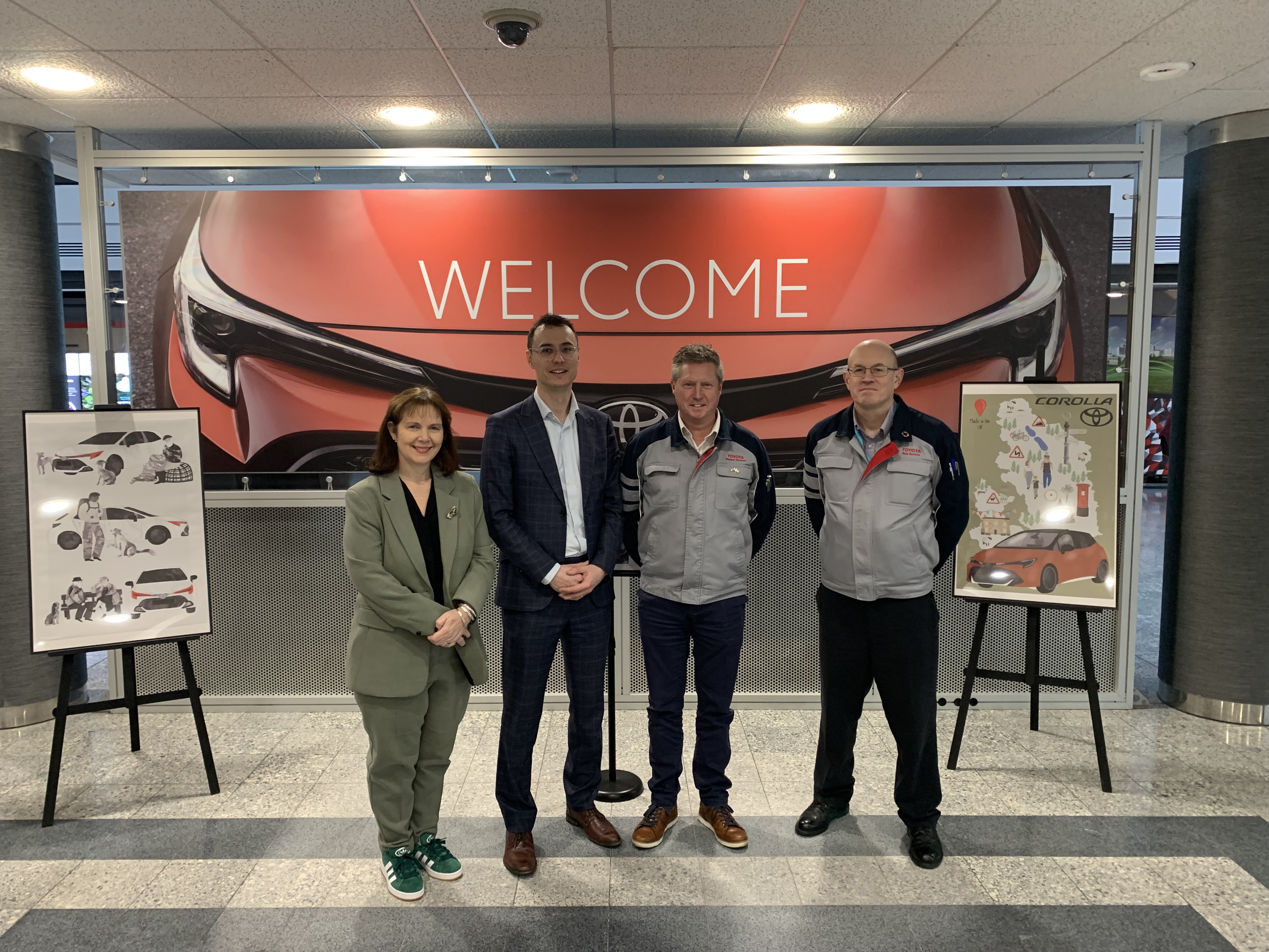 • Mayor Claire Ward: East Midlands Combined County Authority • Tom Newman-Taylor: CEO, East Midlands Freeport • Richard Finchett: Deputy Managing Director, Toyota Manufacturing UK • Rob Gorton: Senior Manager, Strategic Planning & External Relations, Toyota Manufacturing UK