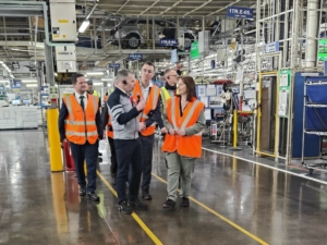 •Dan Cooper: Head of Communications and Inward Investment, East Midlands Freeport • Mick Lalley: General Manager, Toyota Manufacturing UK • Tom Newman-Taylor: CEO, East Midlands Freeport • Chris Barrow: Strategic Planning & External Relations, Toyota Manufacturing • Mayor Claire Ward: East Midlands Combined County Authority 