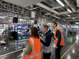 •Mayor Claire Ward: East Midlands Combined County Authority • Mick Lalley: General Manager, Toyota Manufacturing UK • Tom Newman-Taylor: CEO, East Midlands Freeport 